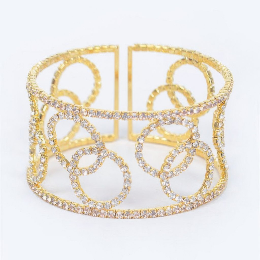 Wrap Rhinestone Bangle 39$